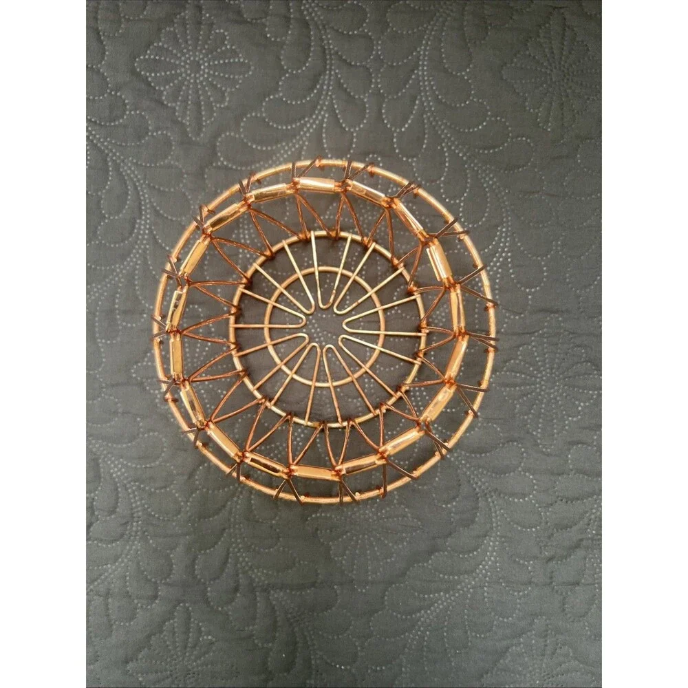 Jion Ware Flexible Rose Gold Transforming Wire Basket Home Storage Decor Kitchen